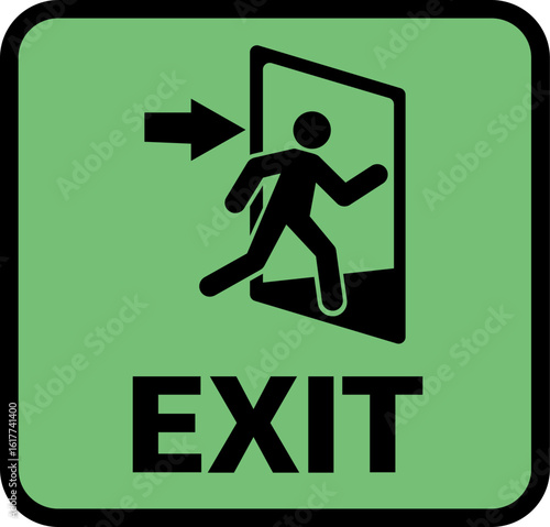 Emergency Exit Sign