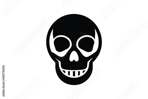 dead skull vector icon