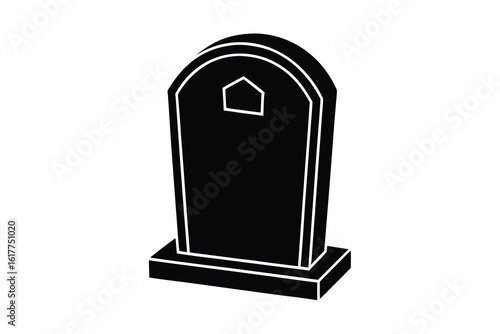 headstone vector icon