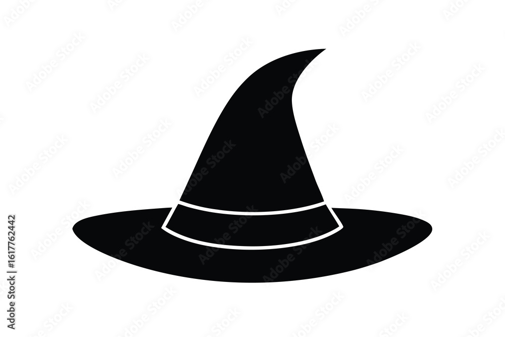 Fototapeta premium witch hat vector icon