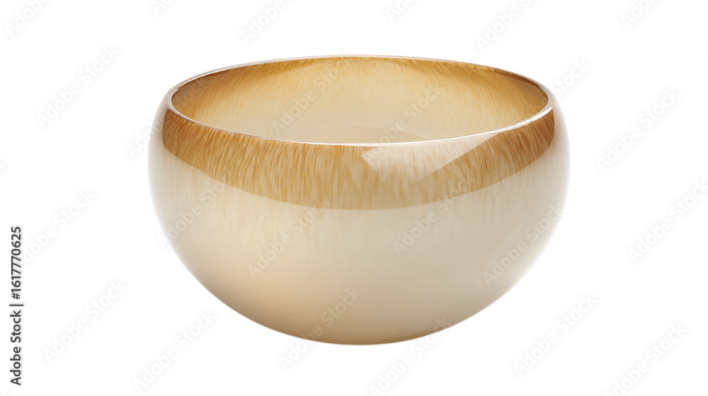 A hand-lacquered maple wood collector?s crystal bowl designed to embody timeless sophistication, white background --ar 16:9 A hand-lacquered maple wood collector?s crystal bowl designed to embody timeless sophistication, white background --ar 16:9