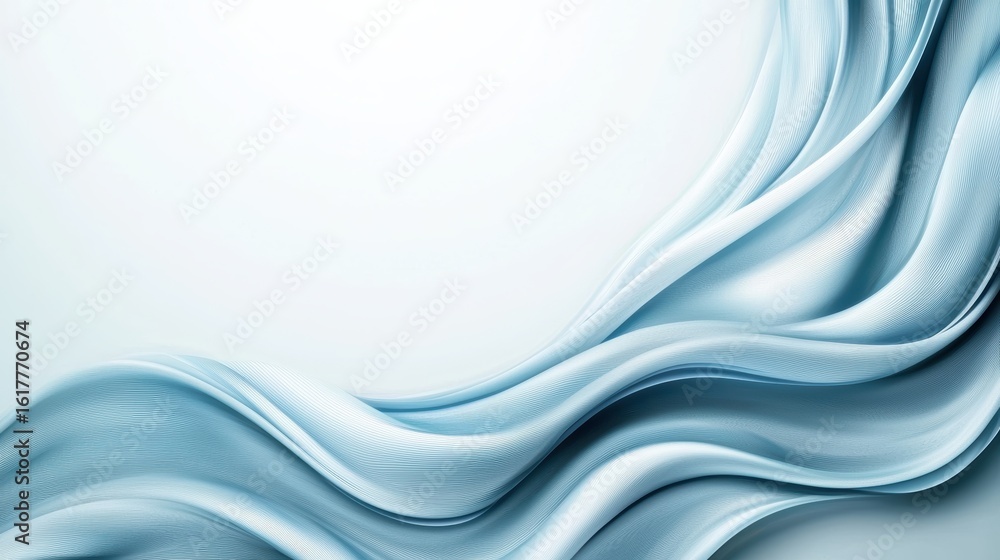 Fototapeta premium Blue effect with flowing gradients, adding depth and richness to a contemporary design.