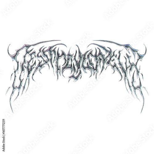 Stock Tribal Art. transparent background. Y2k 3D