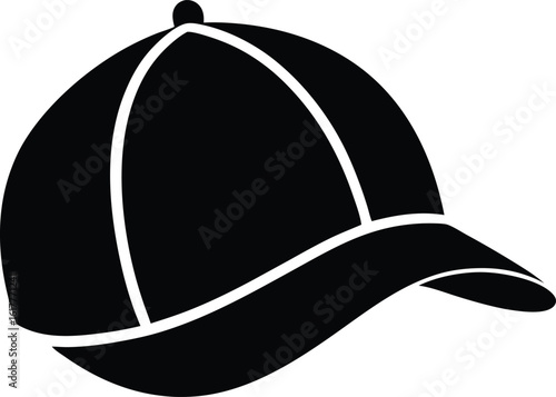 Cap Silhouette Solid Black