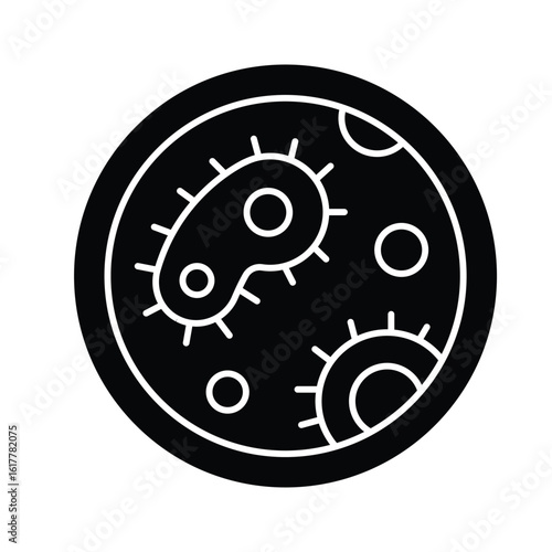 Bacteria Vector Icon which can easily modify or edit
