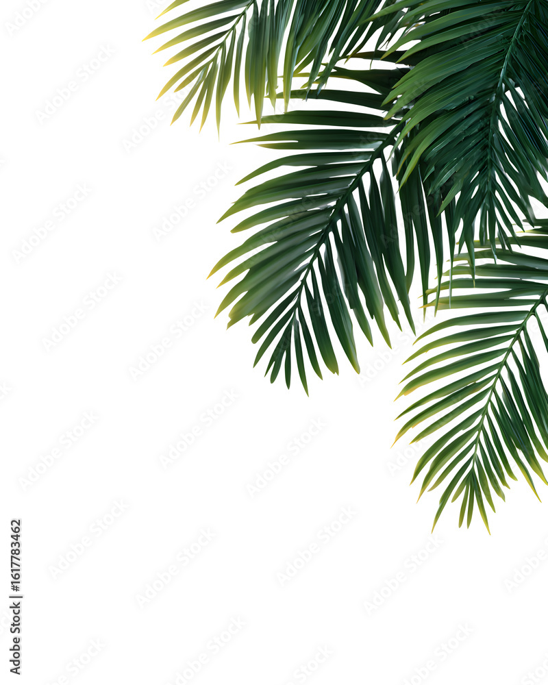 Palm leaves with drop shadow, transparent PNG summer overlay --ar 4:5 --raw Palm leaves with drop shadow, transparent PNG summer overlay --ar 4:5 --raw