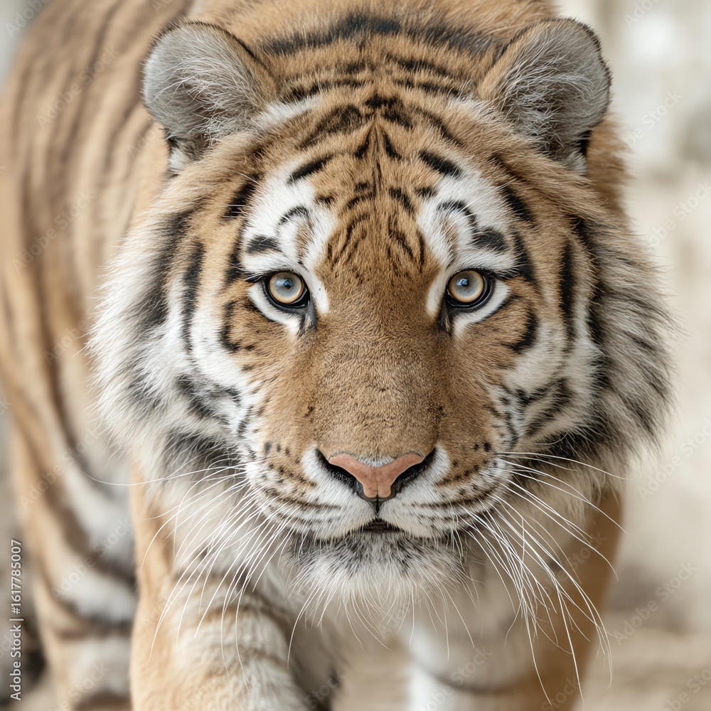 Fototapeta premium Tiger, Nachaufnahme, fronta