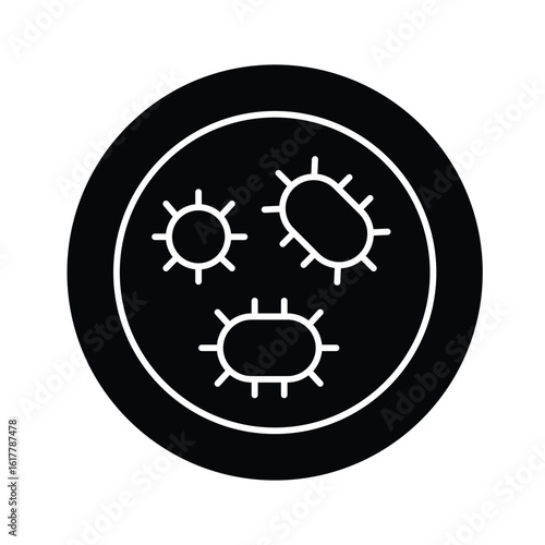 Bacteria Vector Icon which can easily modify or edit