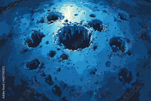 Deep Ocean Blue Holes isolated