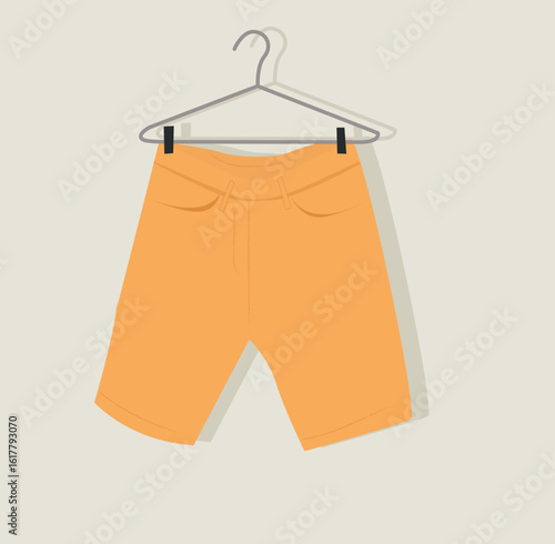 Pants on hanger.  jeans on a hanger from the grocery store