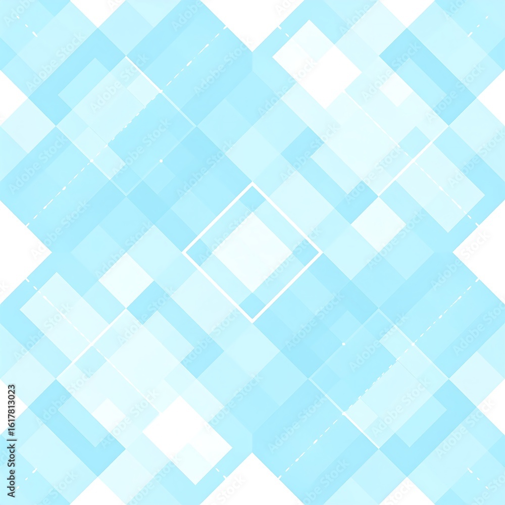 Fototapeta premium Light-blue geometric pattern
