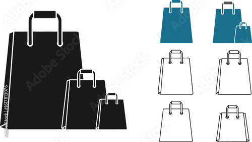 Stunning shopping bags in various styles for modern retail promotions