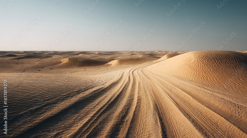 Naklejka premium vast desert landscape