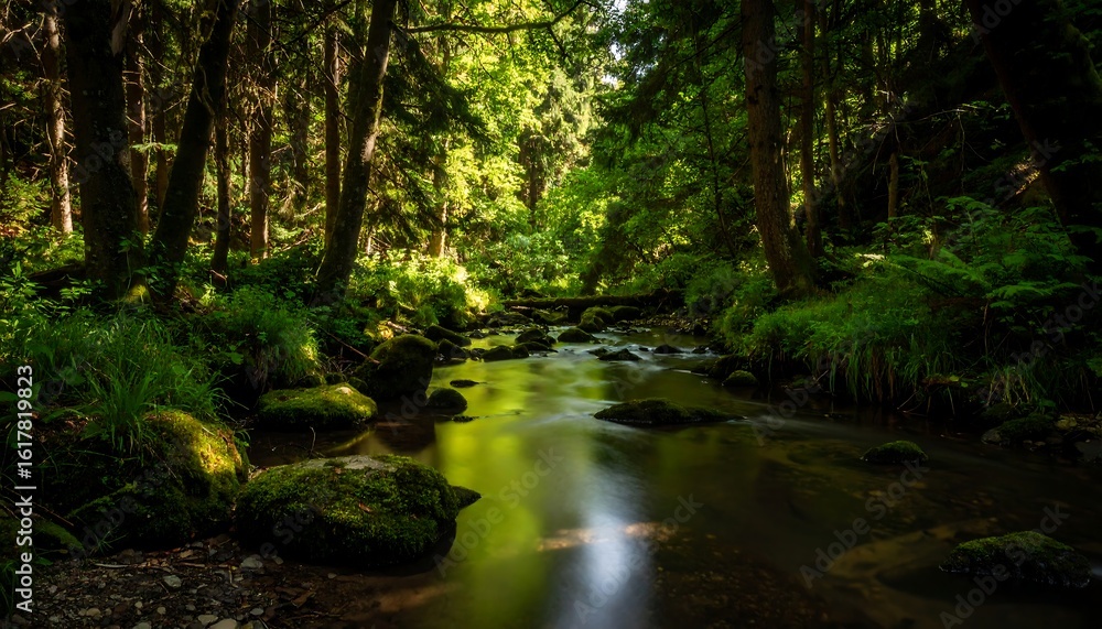 Lush forest stream (5) Lush forest stream (5)