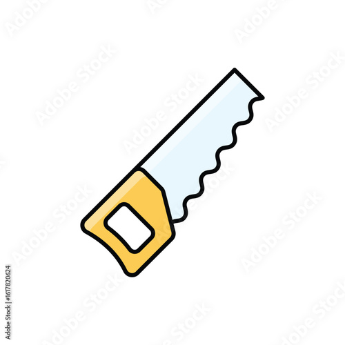Crosscut Saw Icon vector