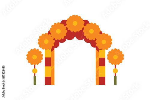 marigold festive entrance