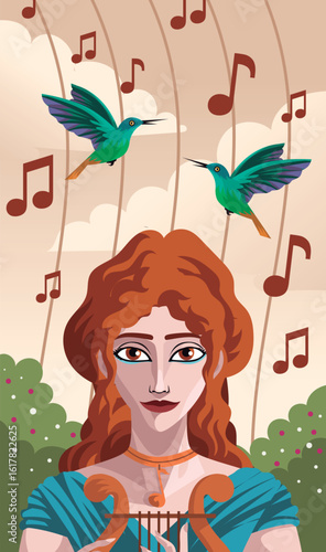 euterpe muse goddess of music inspiration