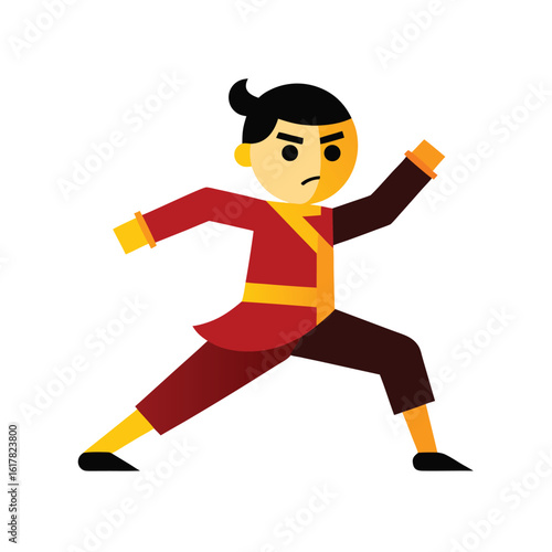 kung fu character pose