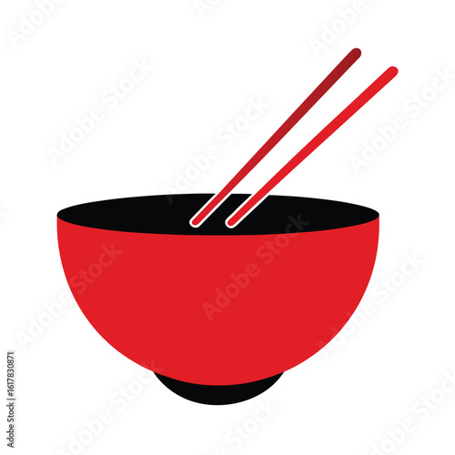 chopsticks on noodle bowl