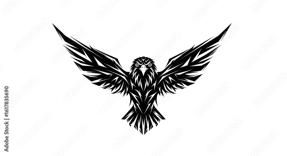 Obraz premium black silhouette of a butterfly