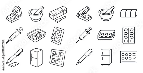 Pharmaceutical Tool Icons