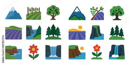 Colorful Nature Icons