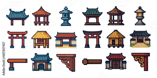 Asian Architecture Icons