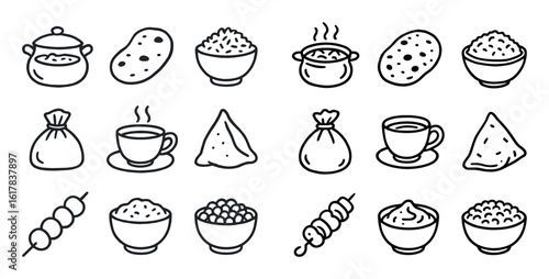 Indian Cuisine Icons