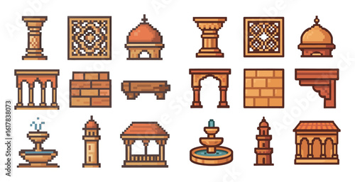 Indian Architecture Icons