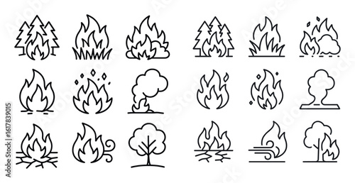Wildfire Icon Grid