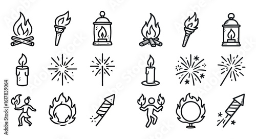 Fire Festival Icons