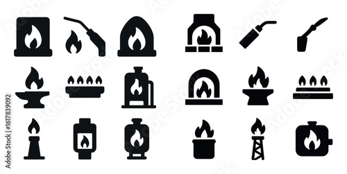 Industrial Fire Icons