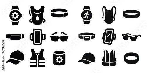 Running Gear Icons