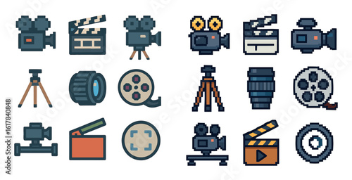 Colorful Cinema Icons