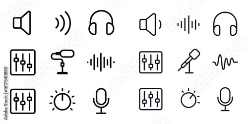 Minimalist Sound Icons