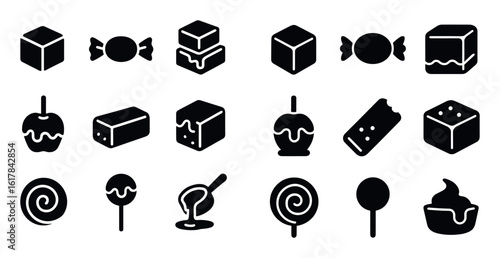 Caramel Icons Grid