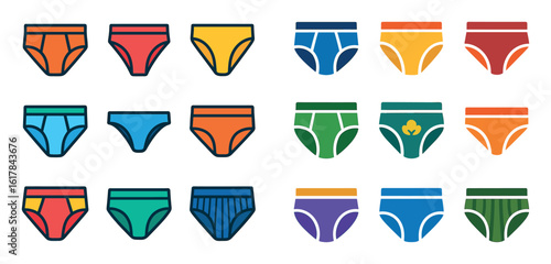 Underwear Icons Grid