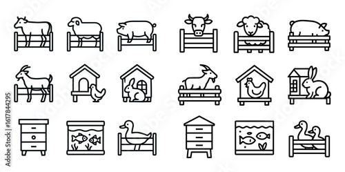 Minimalist Market Icons
