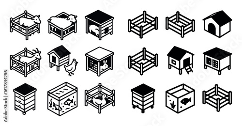 Livestock Icons Grid
