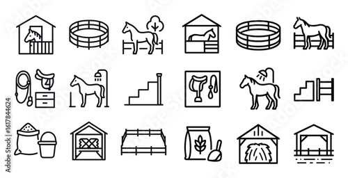 Equestrian Facility Icons
