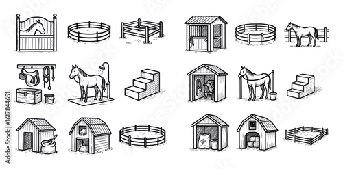 Equestrian Facility Icons
