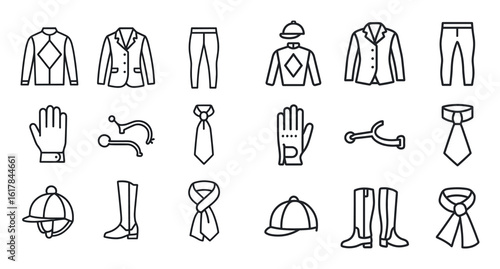 Equestrian Gear Icons