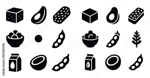 Vegan Food Icons