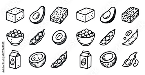 Vegan Food Icons