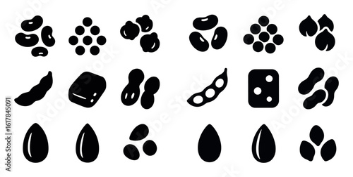 Vegan Protein Icons