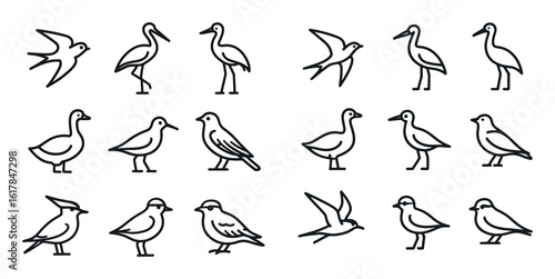 Migratory Bird Icons