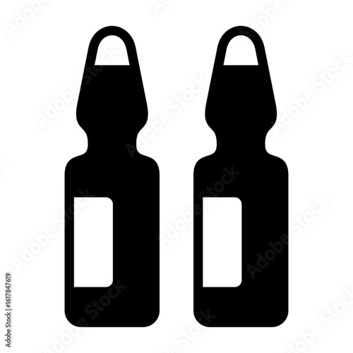 Ampoule Semi Solid Vector Icon