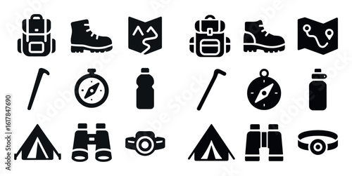 Adventure Icons Grid