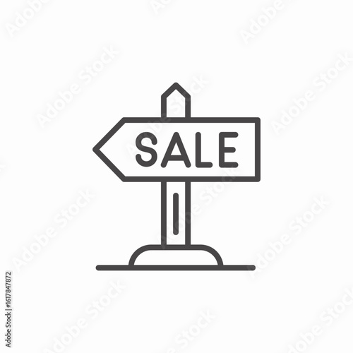 for sale sign icon sign vector