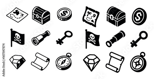 Adventure Treasure Icons